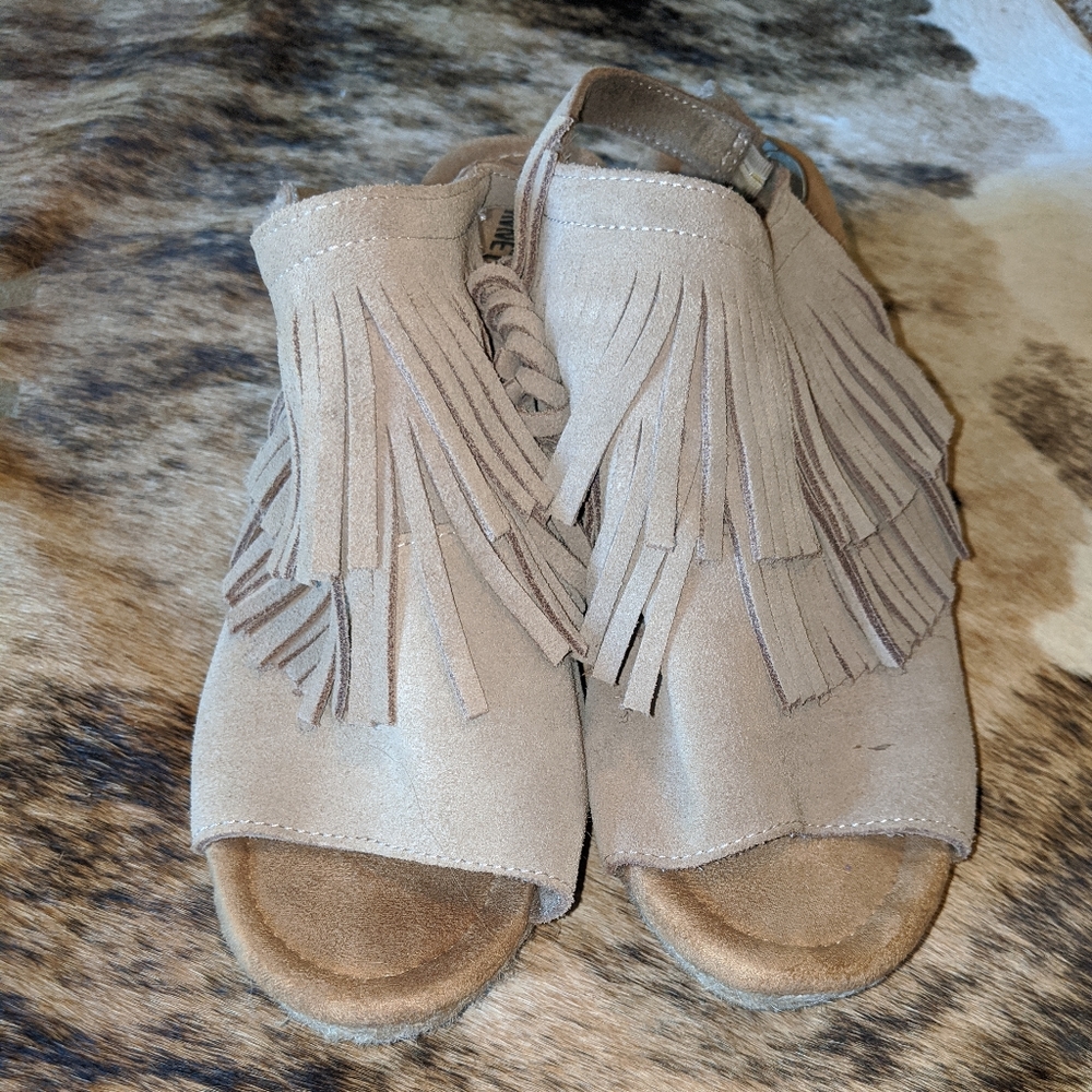Minnetonka Fringe Wedges